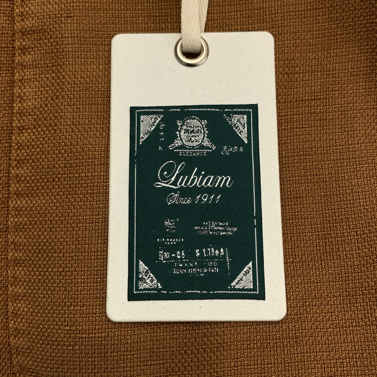 Lubiam / ルビアム コットン リネン ホップサック 3B テーラードジャケット