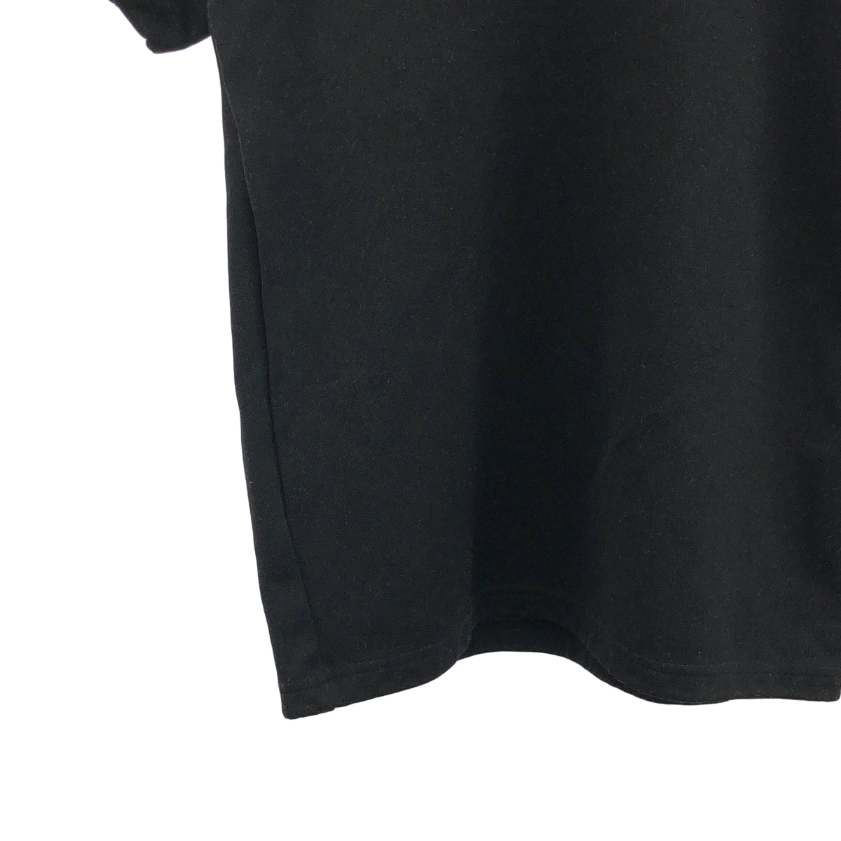 COMME des GARCONS / コムデギャルソン ポリエステル 製品染め レースフリル装飾 サイドラインスリーブ カットソー