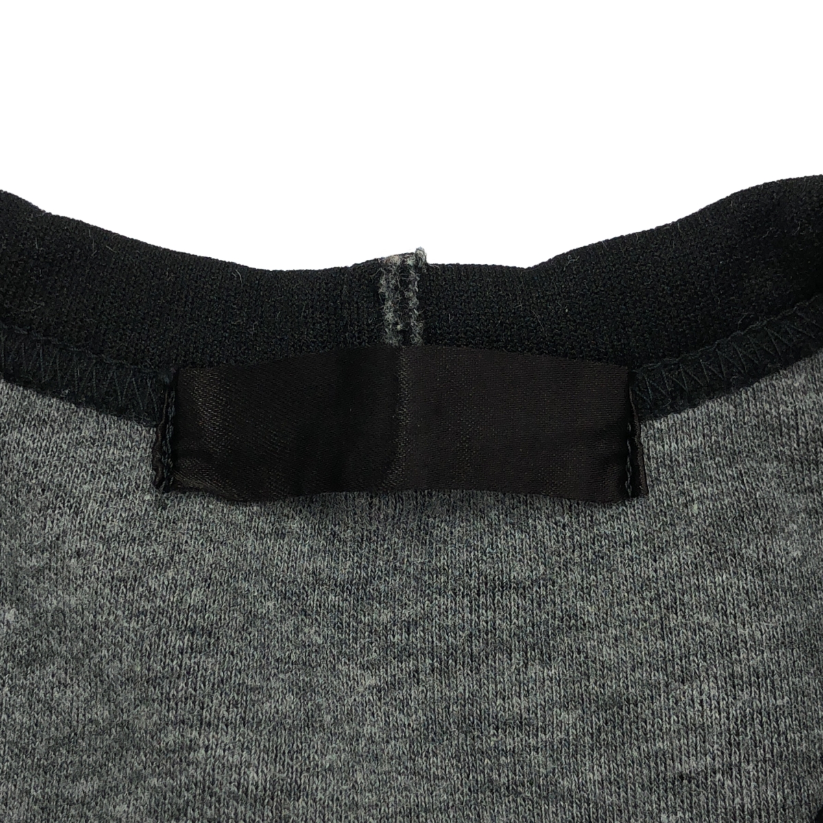 COMME des GARCONS / コムデギャルソン ポリエステル 製品染め レースフリル装飾 サイドラインスリーブ カットソー