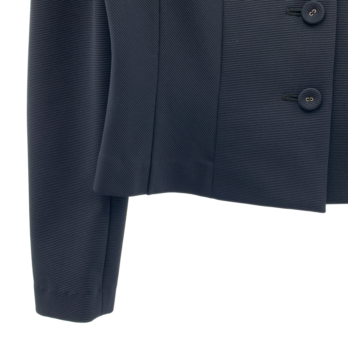 Rene / ルネ ストレッチ ノーカラージャケット