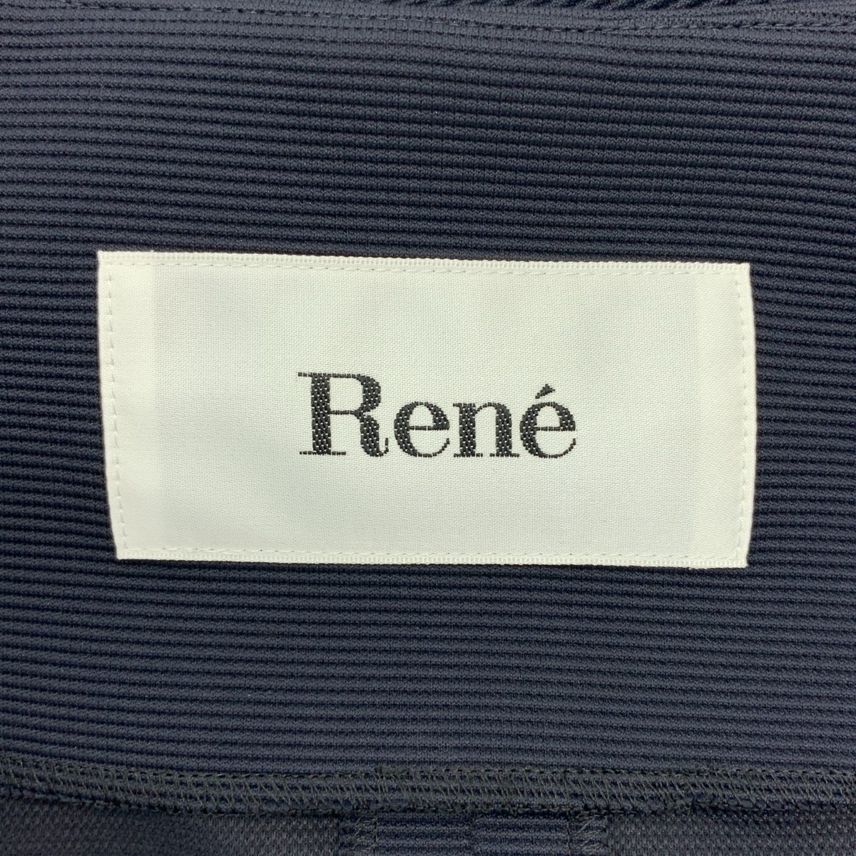 Rene / ルネ ストレッチ ノーカラージャケット