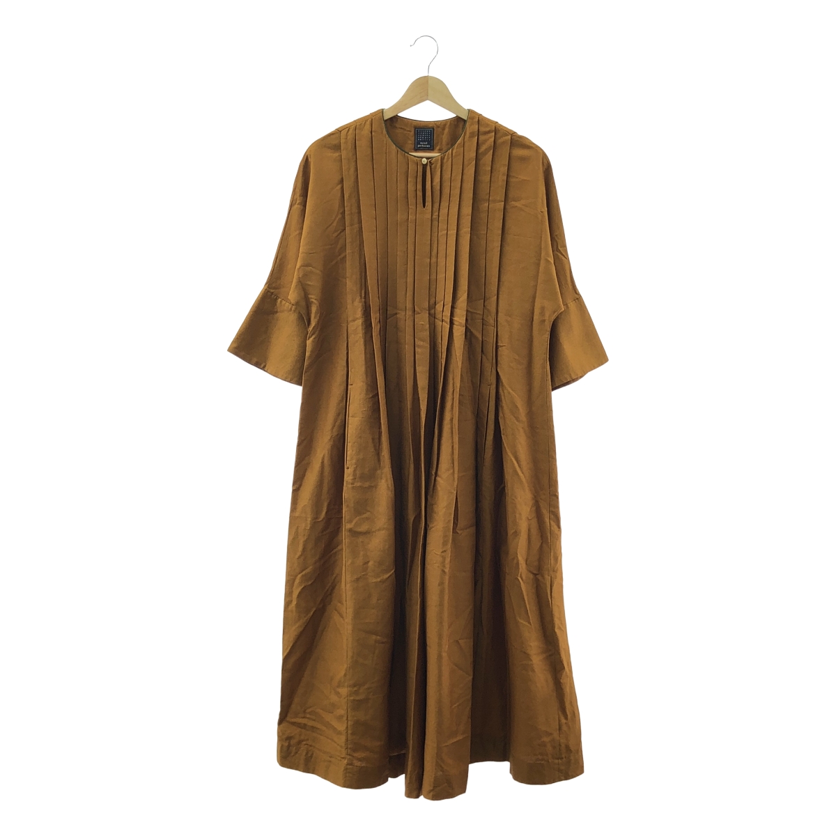 mina perhonen / ミナペルホネン calm / カーム シルクブレンド ピンタック ワンピース