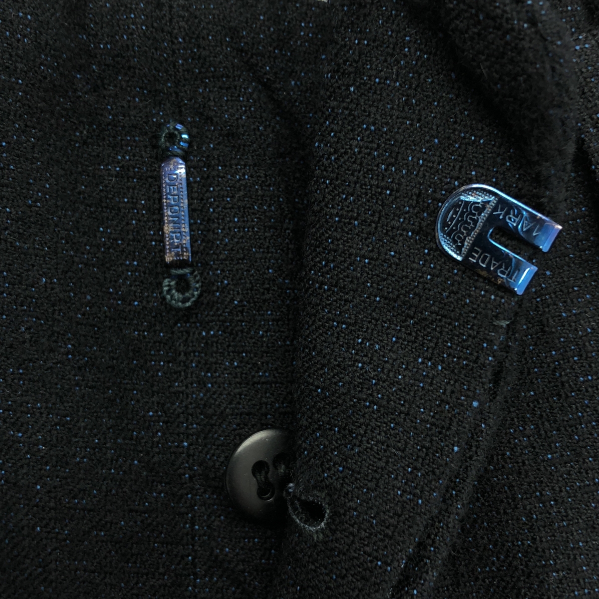 EURO VINTAGE / ユーロヴィンテージ 推定60s ヴィンテージ 2タック ジャガードパンツ DEPONIRTホック