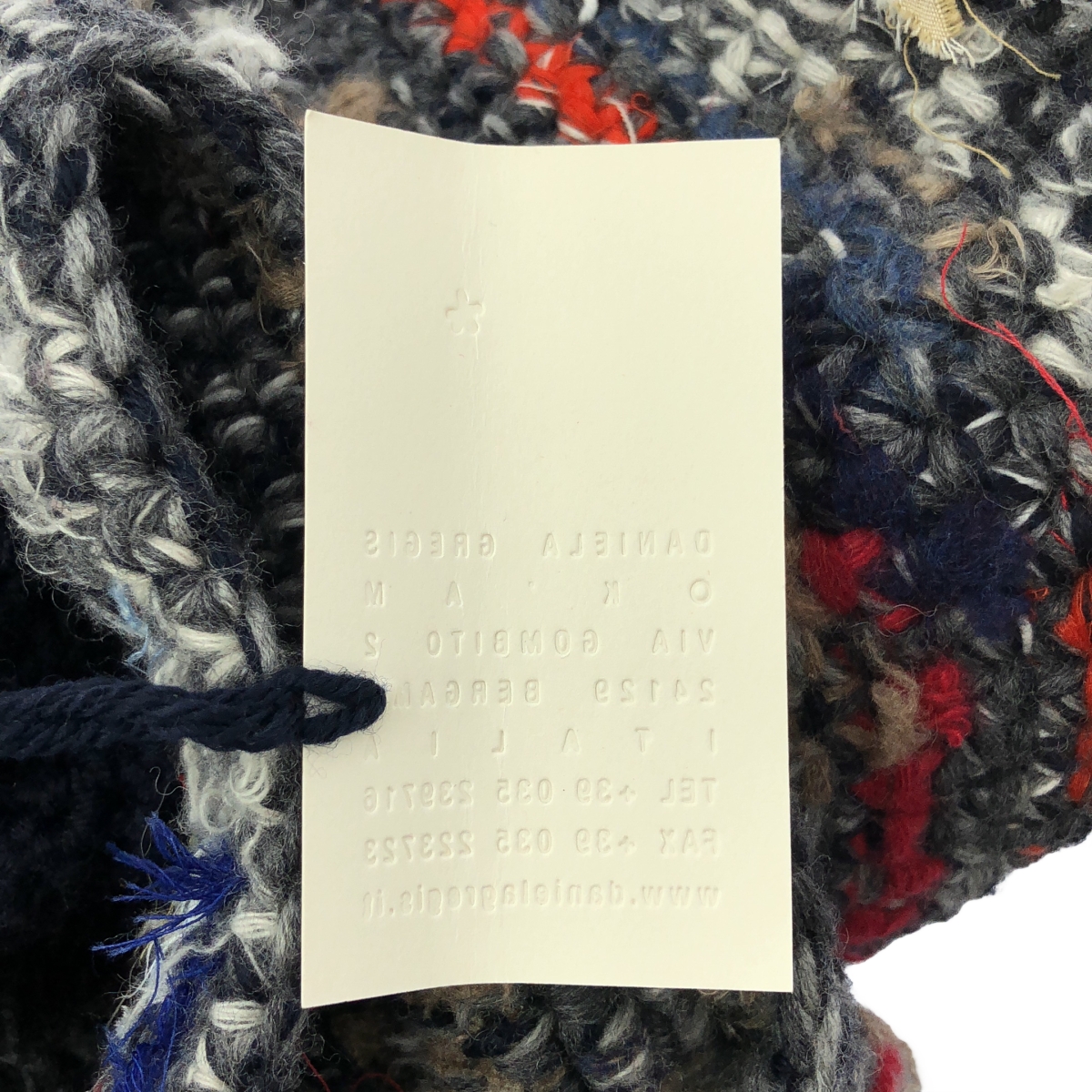 DANIELA GREGIS / ダニエラグレジス 裂き編み ハンド トートバッグ