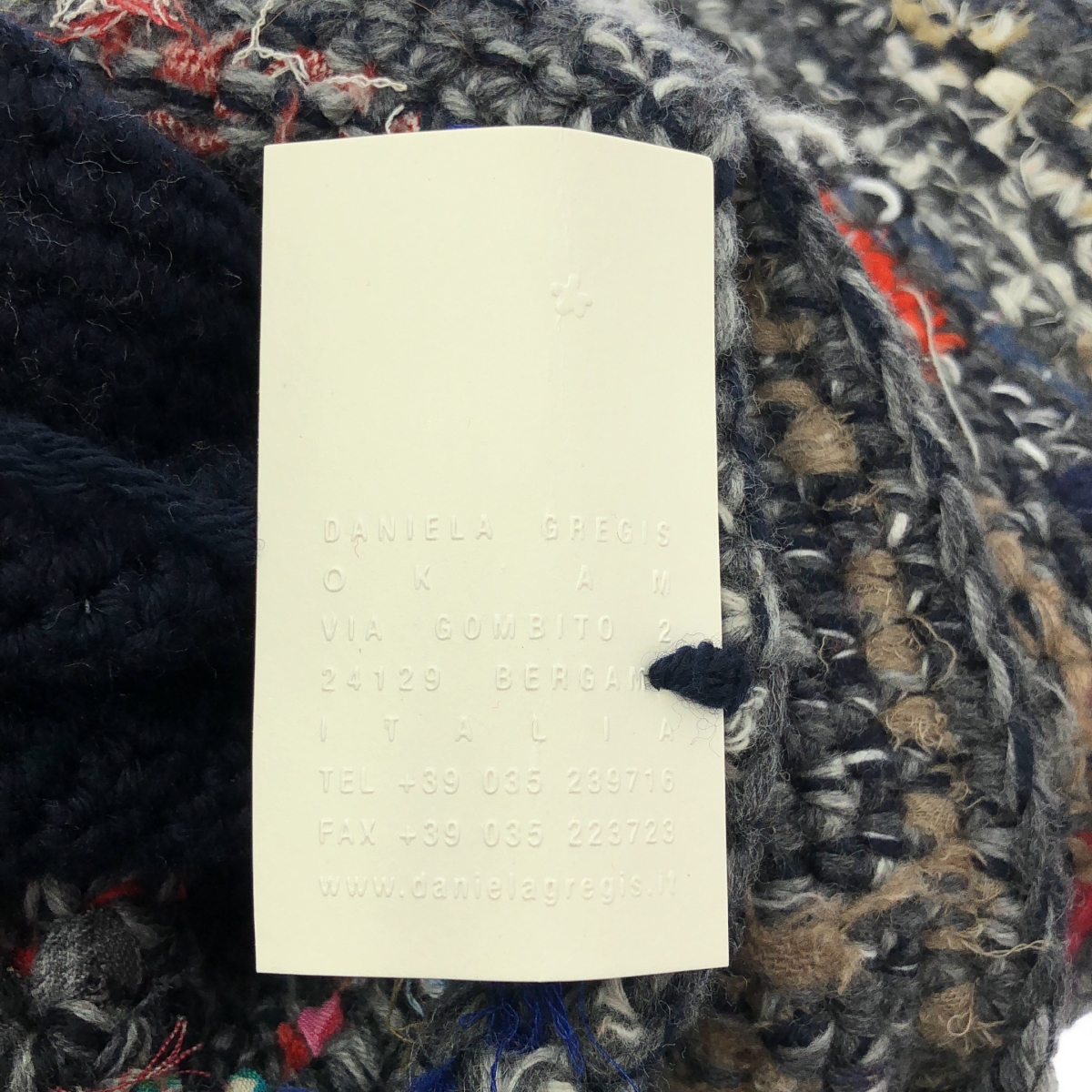 DANIELA GREGIS / ダニエラグレジス 裂き編み ハンド トートバッグ