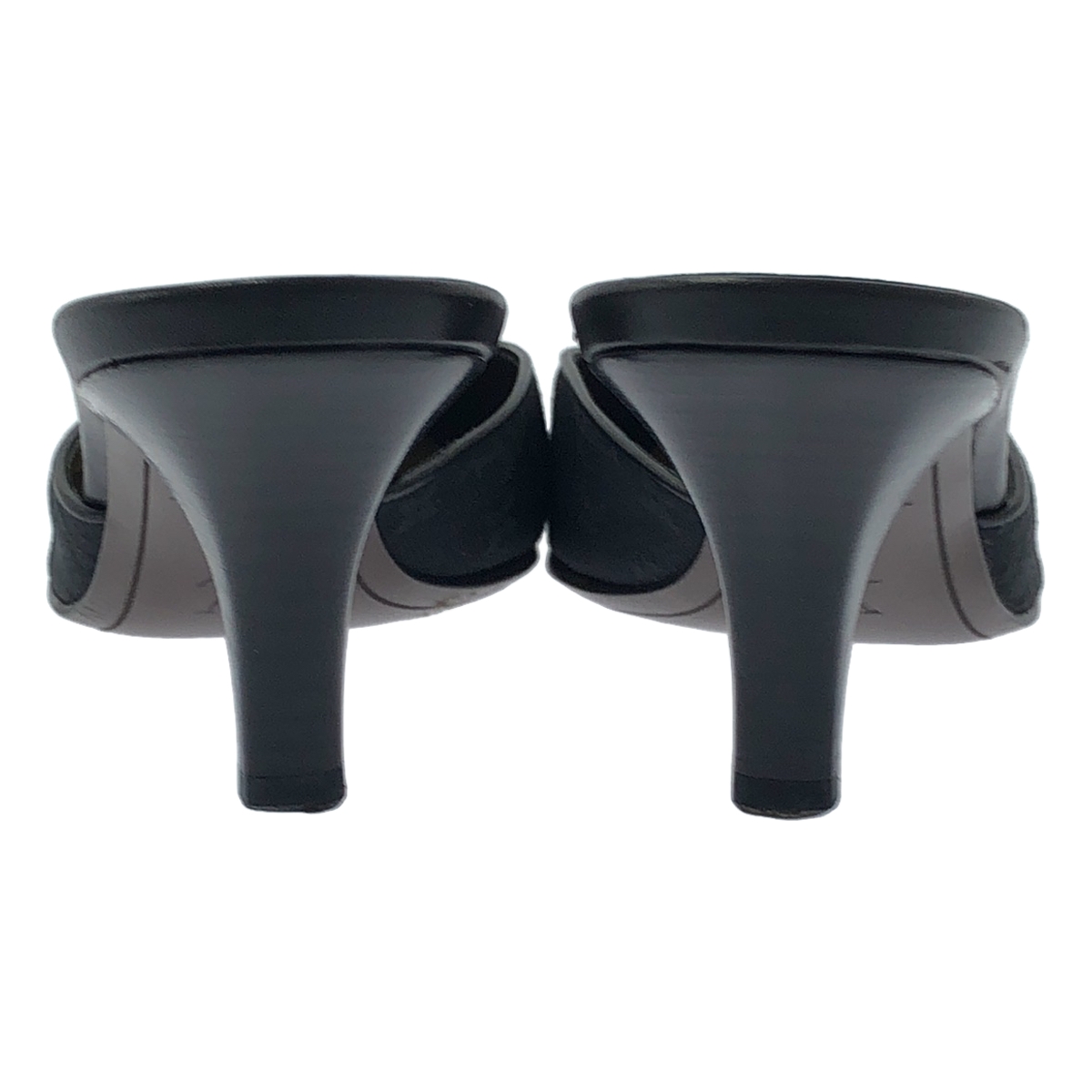 Louis Vuitton / ルイヴィトン モノグラム キャンバス スクエアトゥ ヒールサンダル