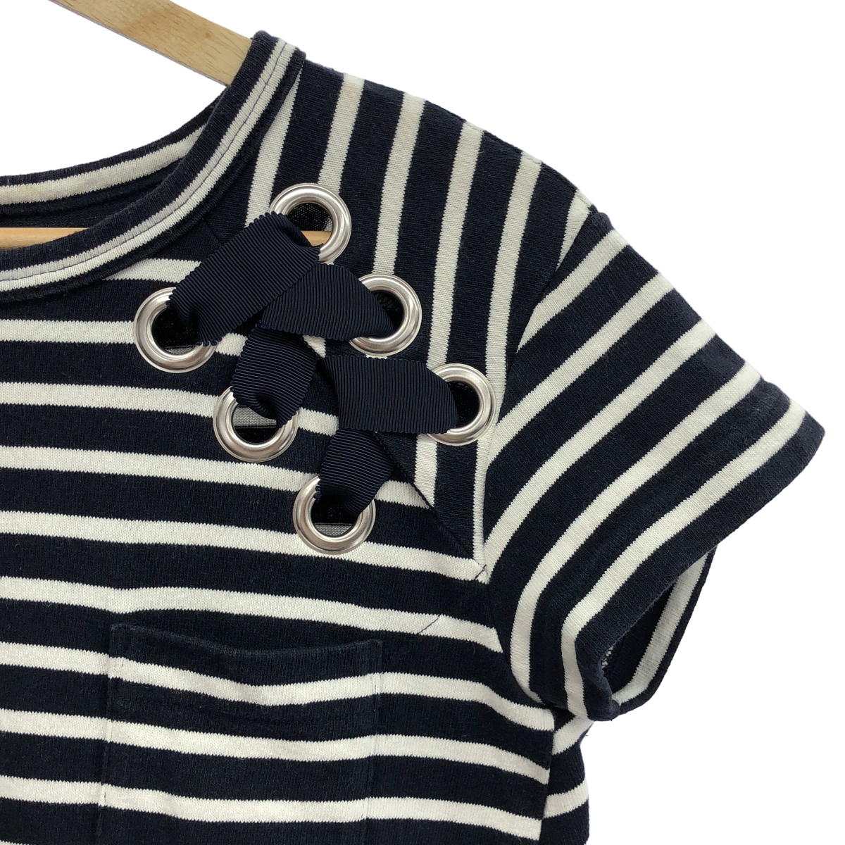 sacai / サカイ コットン ボーダー ワンピース