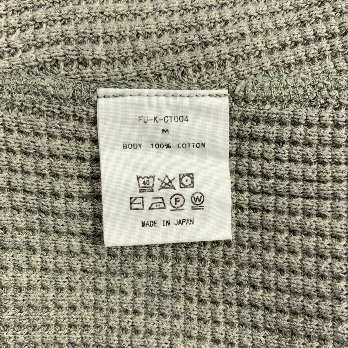 FUMIKA UCHIDA / フミカウチダ コットン ワッフルシャツ