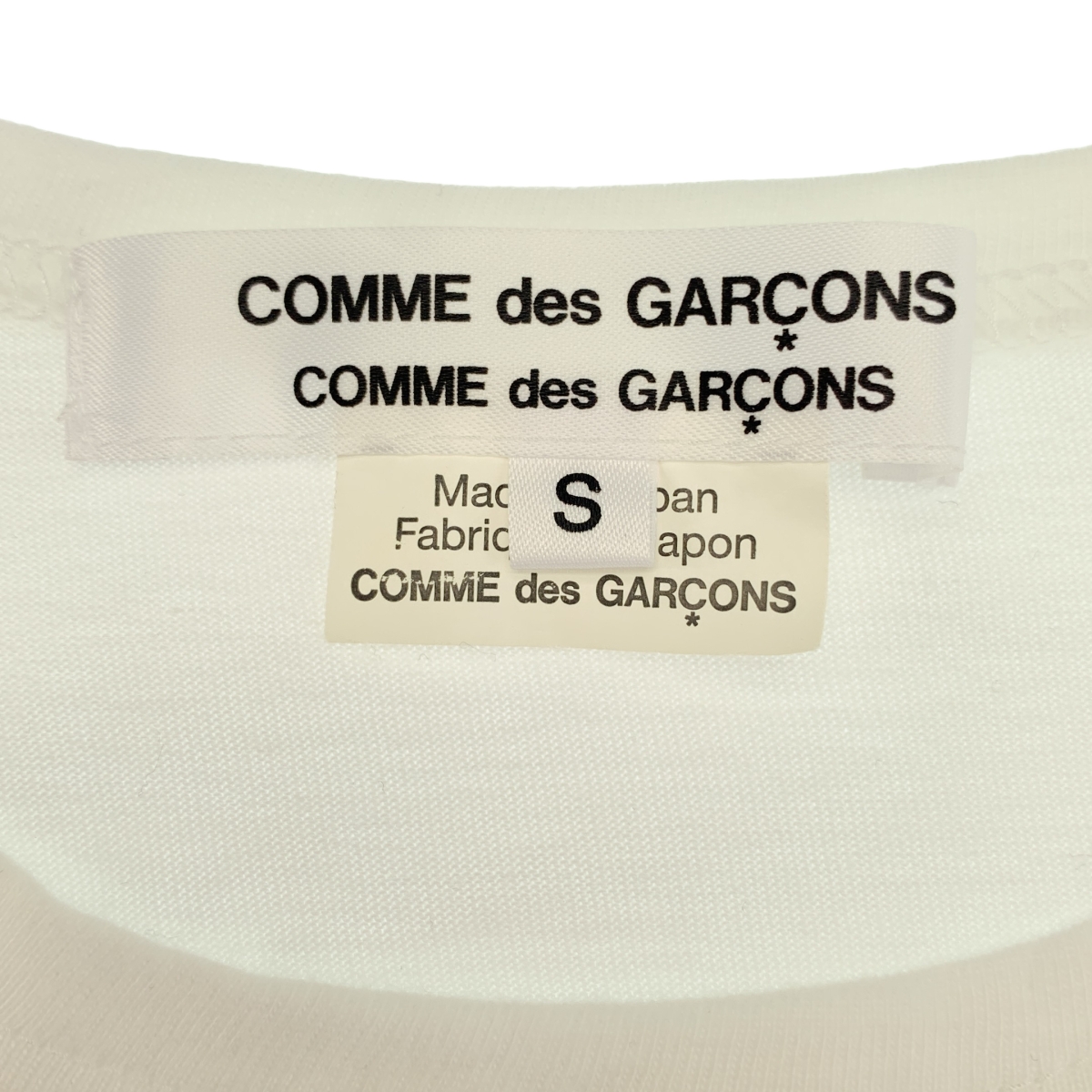 COMME des GARCONS COMME des GARCONS / コムコム コットン 異素材 ティアード フリル カットソー