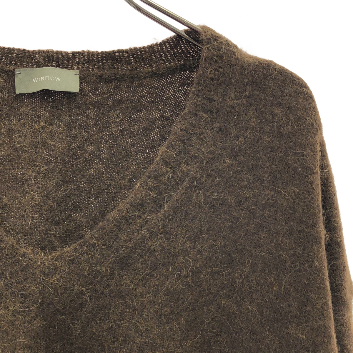 WIRROW / ウィロウ Alpaca wool V-neck knit pullover アルパカ ウール Vネック ニット プルオーバー