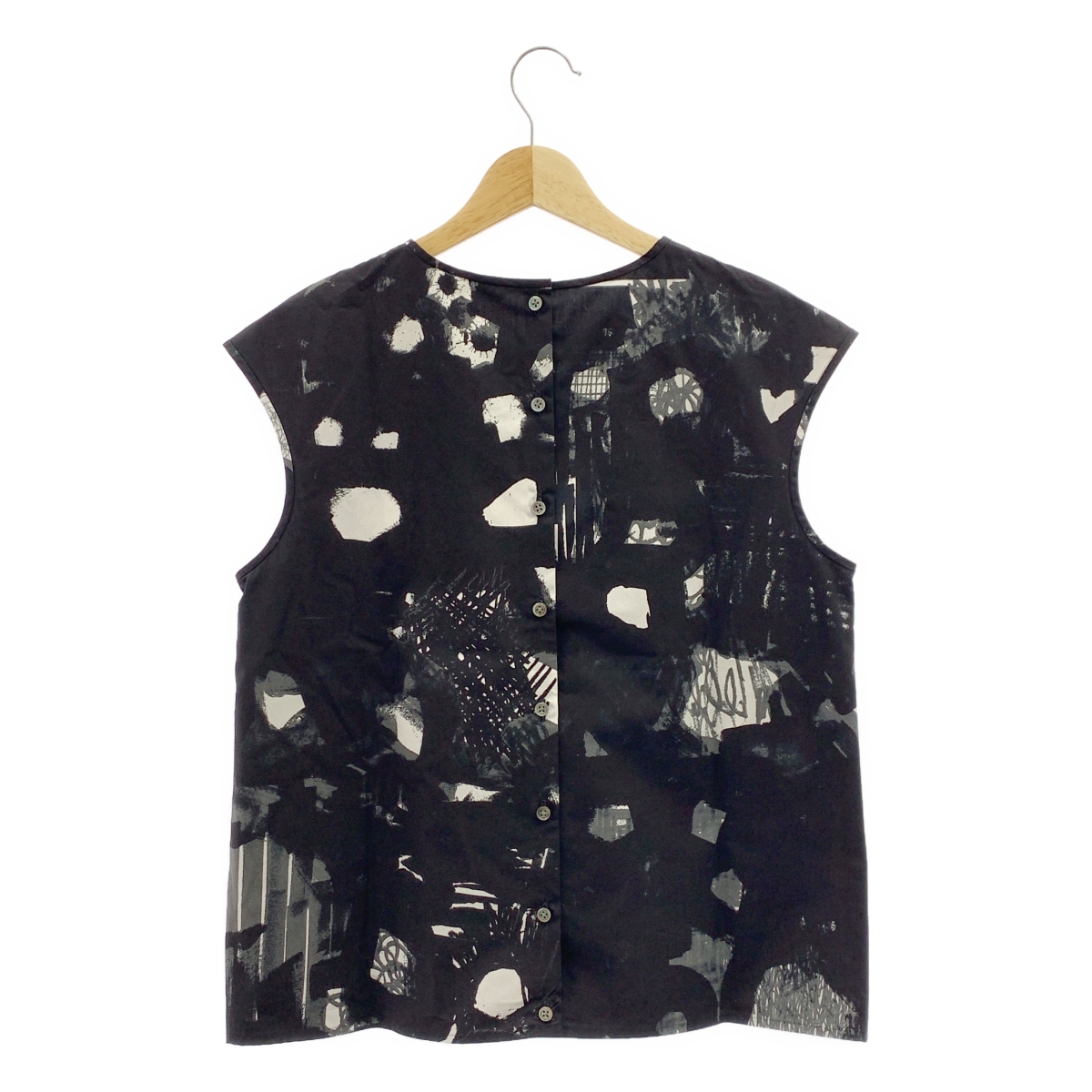 mina perhonen / ミナペルホネン sound ノースリーブ ブラウス シャツ