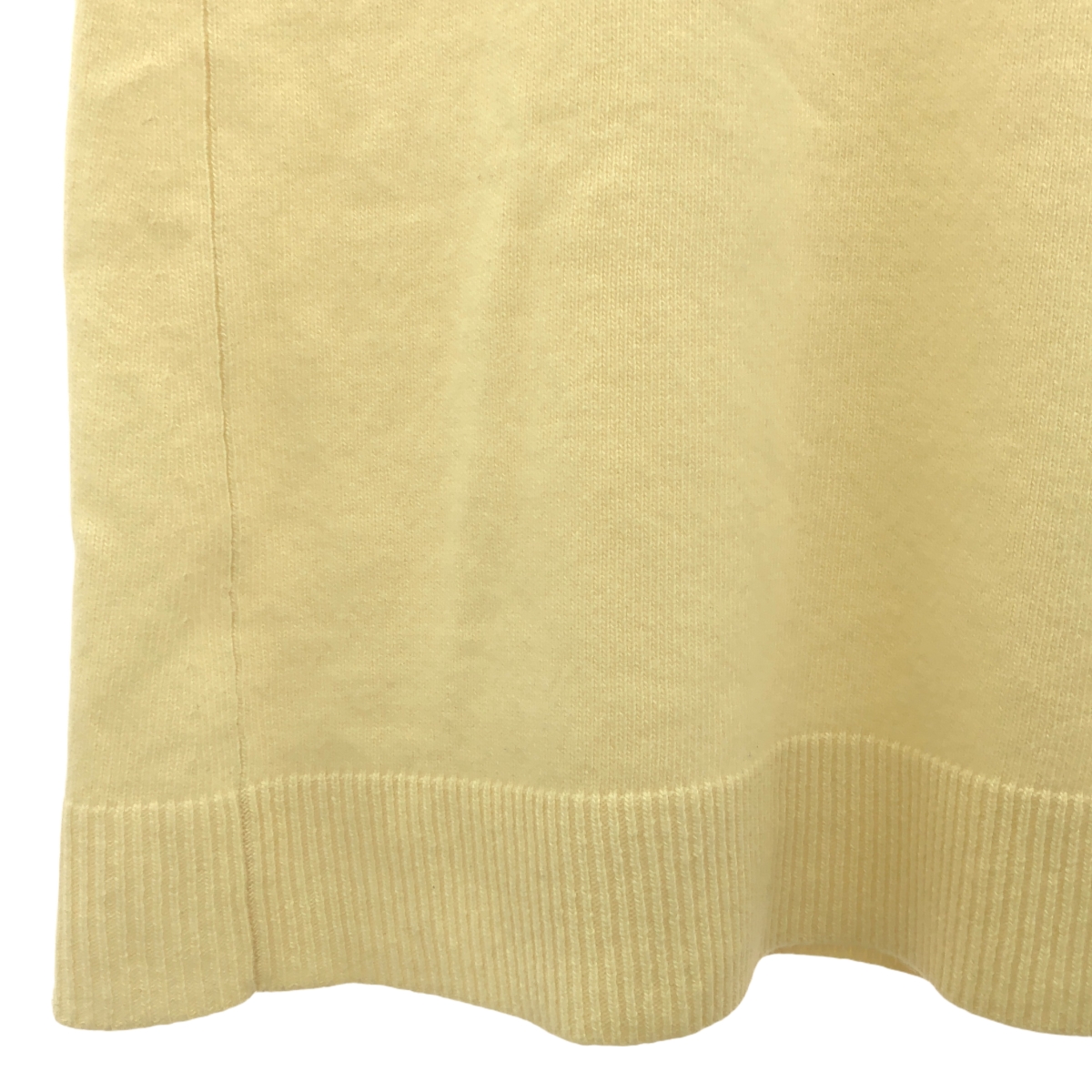 BLAMINK / ブラミンク ウールカシミヤ 7ゲージ クルーネック ニットワンピース