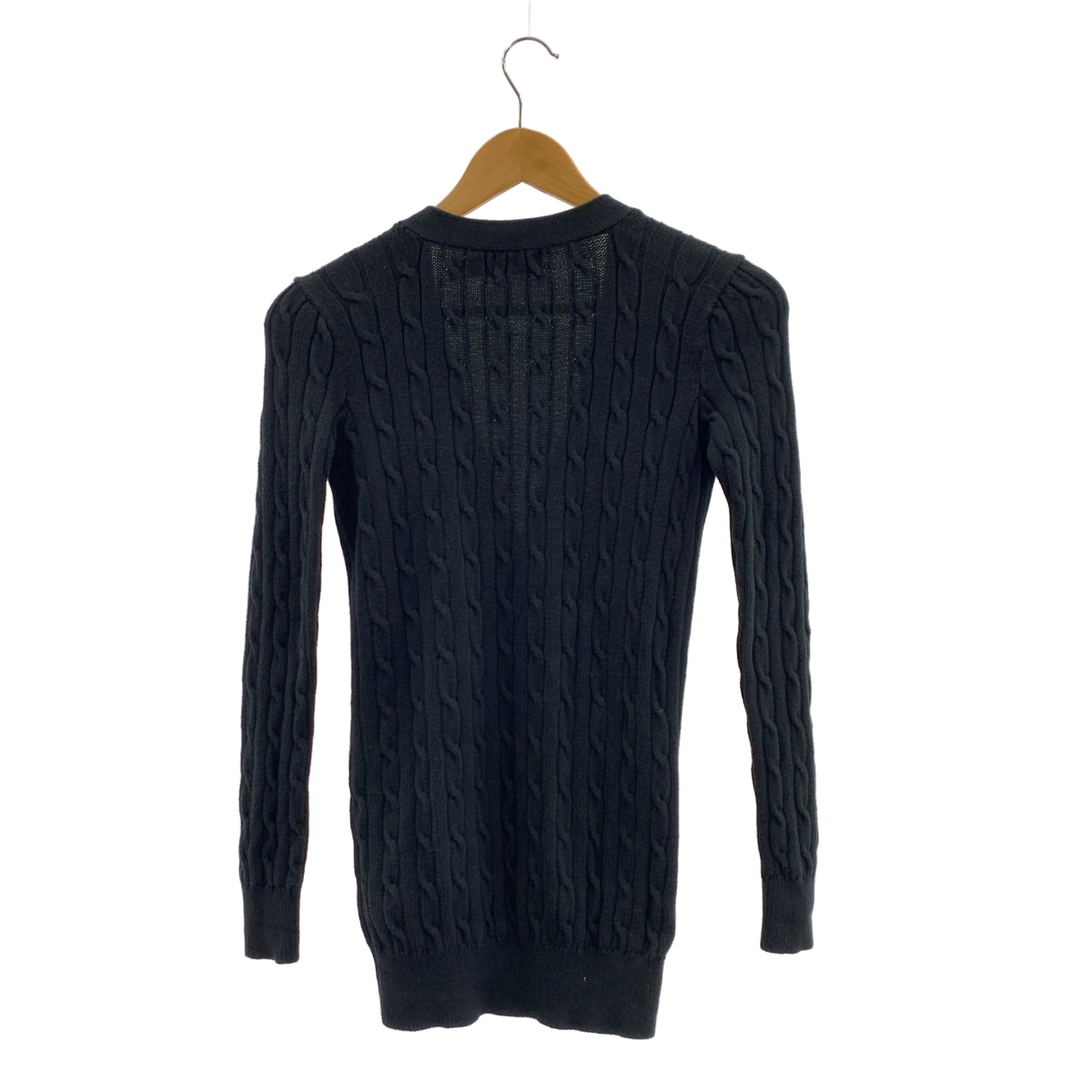 POLO RALPH LAUREN / ポロラルフローレン コットン Vネック ケーブル ニットカーディガン