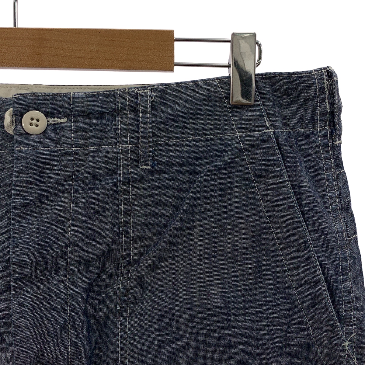 Engineered Garments / エンジニアドガーメンツ シャンブレー ダブルアジャスター ベイカーパンツ