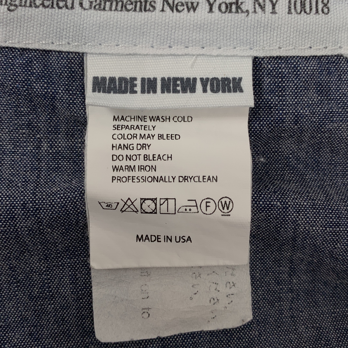 Engineered Garments / エンジニアドガーメンツ シャンブレー ダブルアジャスター ベイカーパンツ