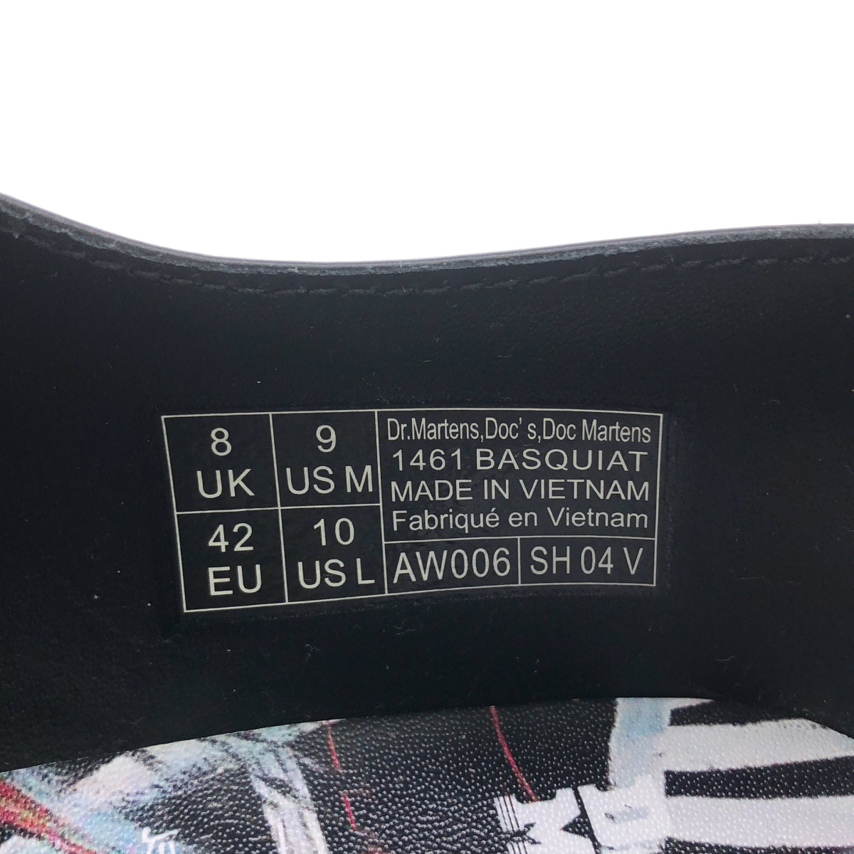 Dr.Martens / ドクターマーチン ×BASQUIAT バスキア / 3ホール レザー シューズ