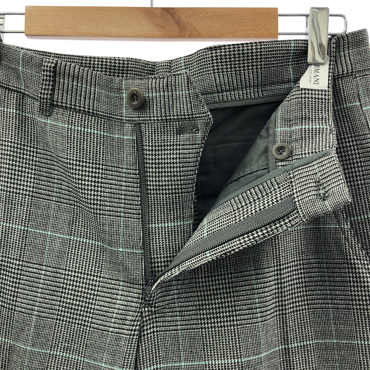 ARMANI COLLEZIONI / アルマーニコレツォーニ ウール チェック スラックス