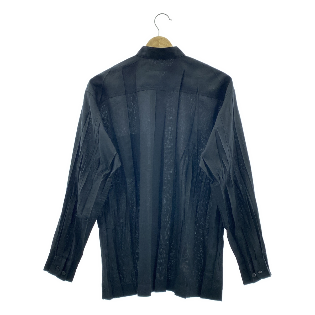 ISSEY MIYAKE MEN / イッセイミヤケメン ワッシャー スタンドカラー シャツ