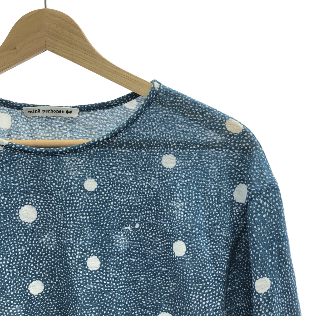 mina perhonen / ミナペルホネン skum / リネン 総柄 カットソー トップス