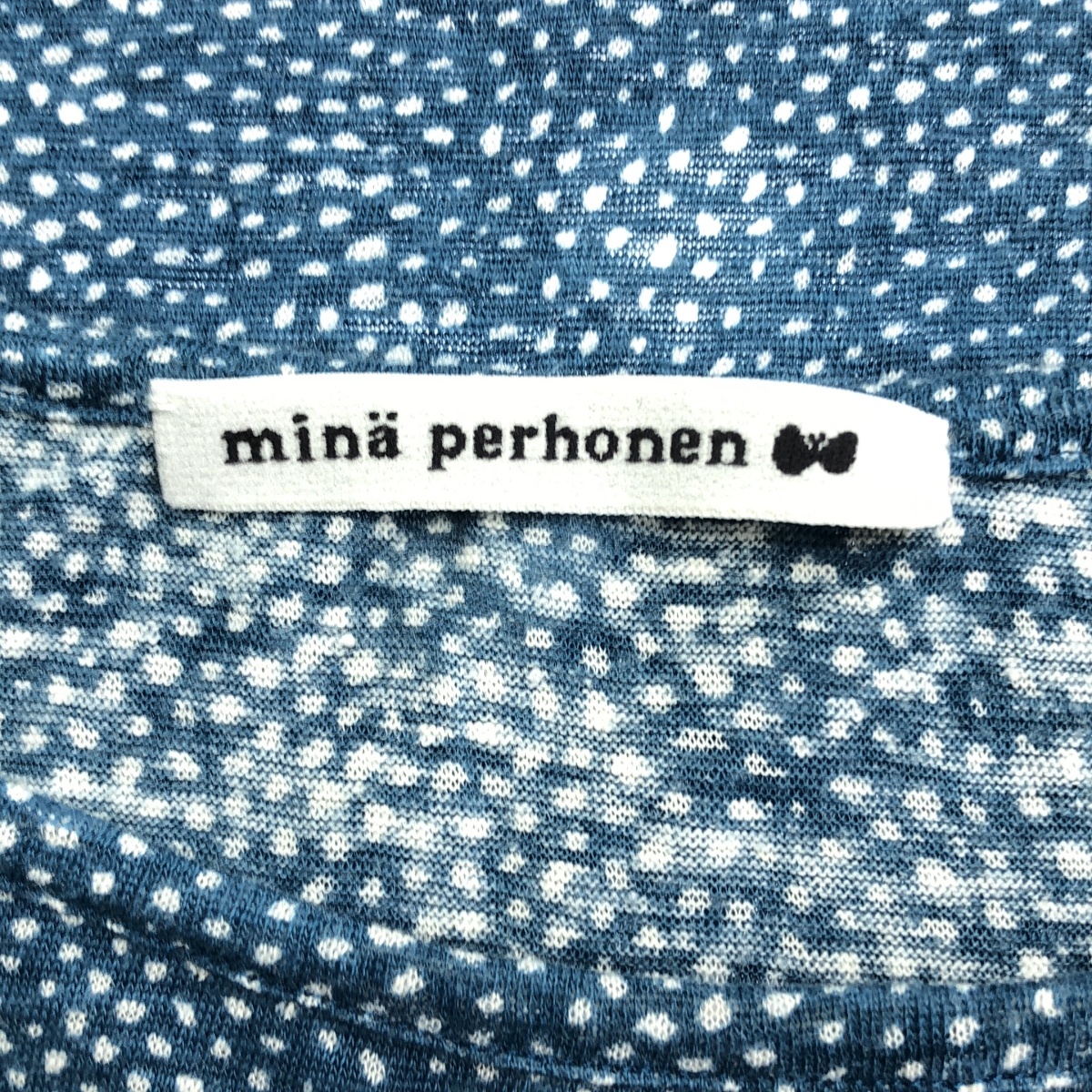 mina perhonen / ミナペルホネン skum / リネン 総柄 カットソー トップス