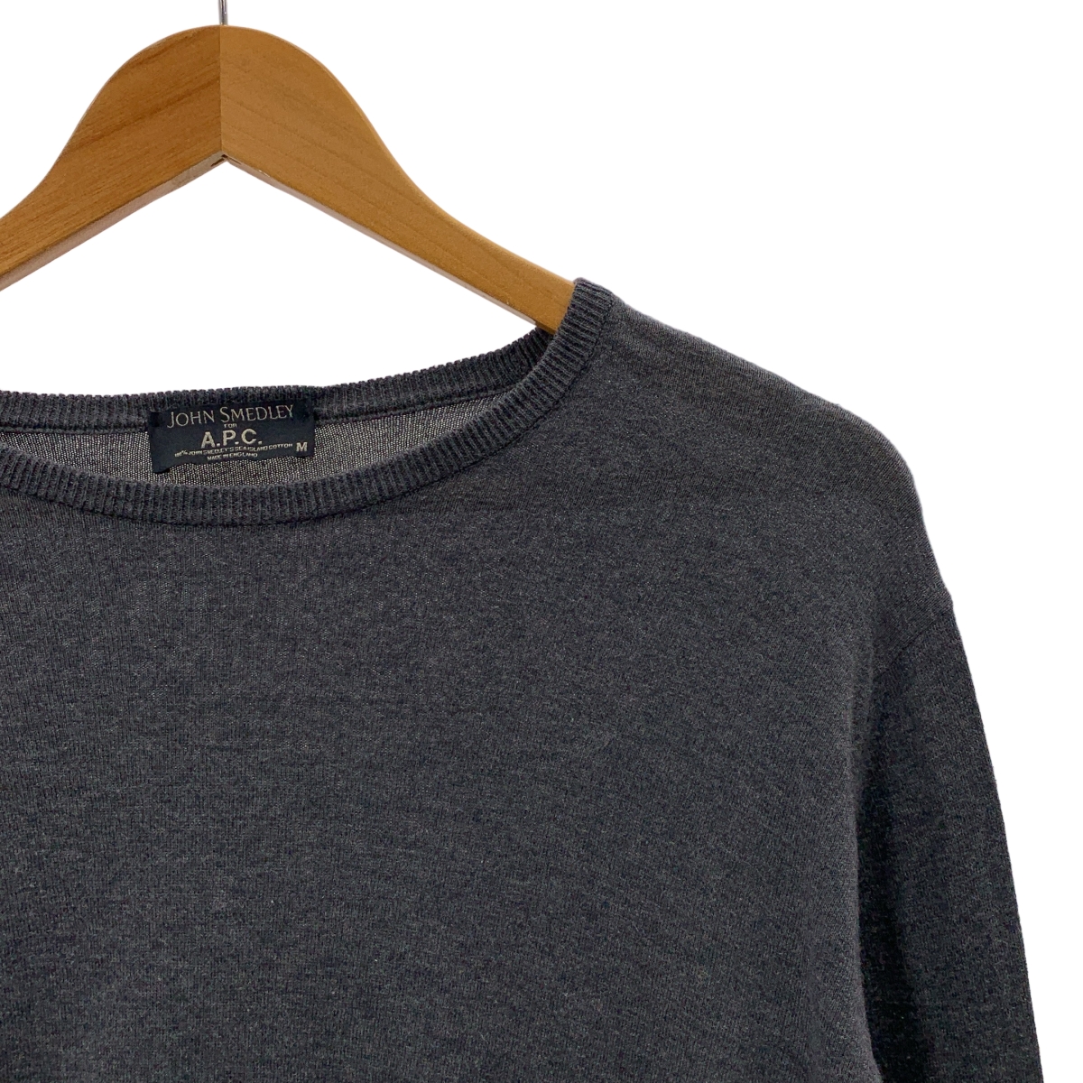 JOHN SMEDLEY / ジョンスメドレー ×A.P.C. / コットン プルオーバー ニット