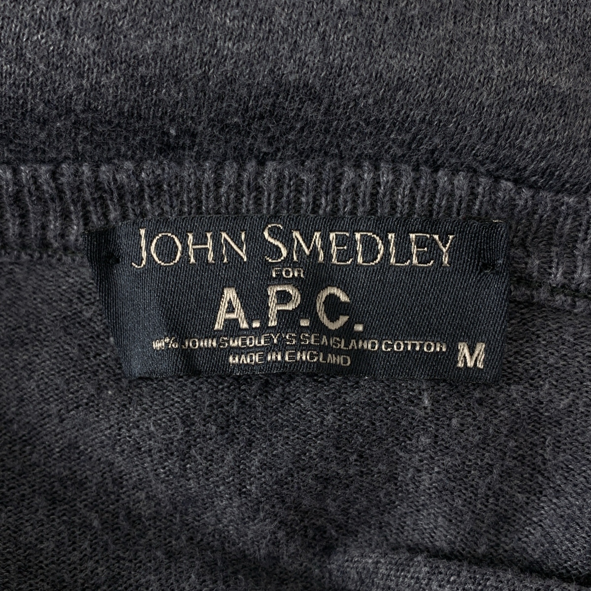 JOHN SMEDLEY / ジョンスメドレー ×A.P.C. / コットン プルオーバー ニット
