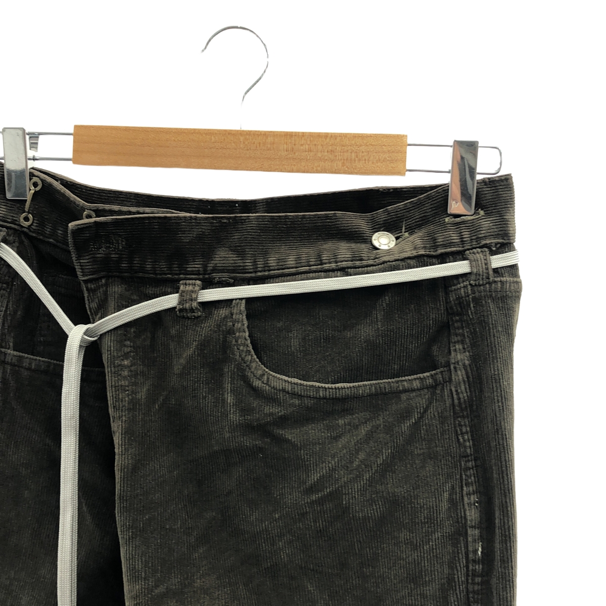 MAISON EUREKA / メゾンエウレカ リメイク コーデュロイ ラップワイドパンツ