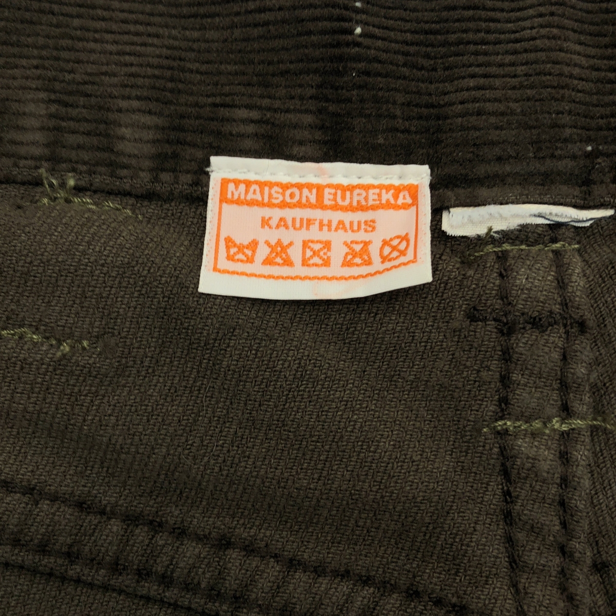 MAISON EUREKA / メゾンエウレカ リメイク コーデュロイ ラップワイドパンツ