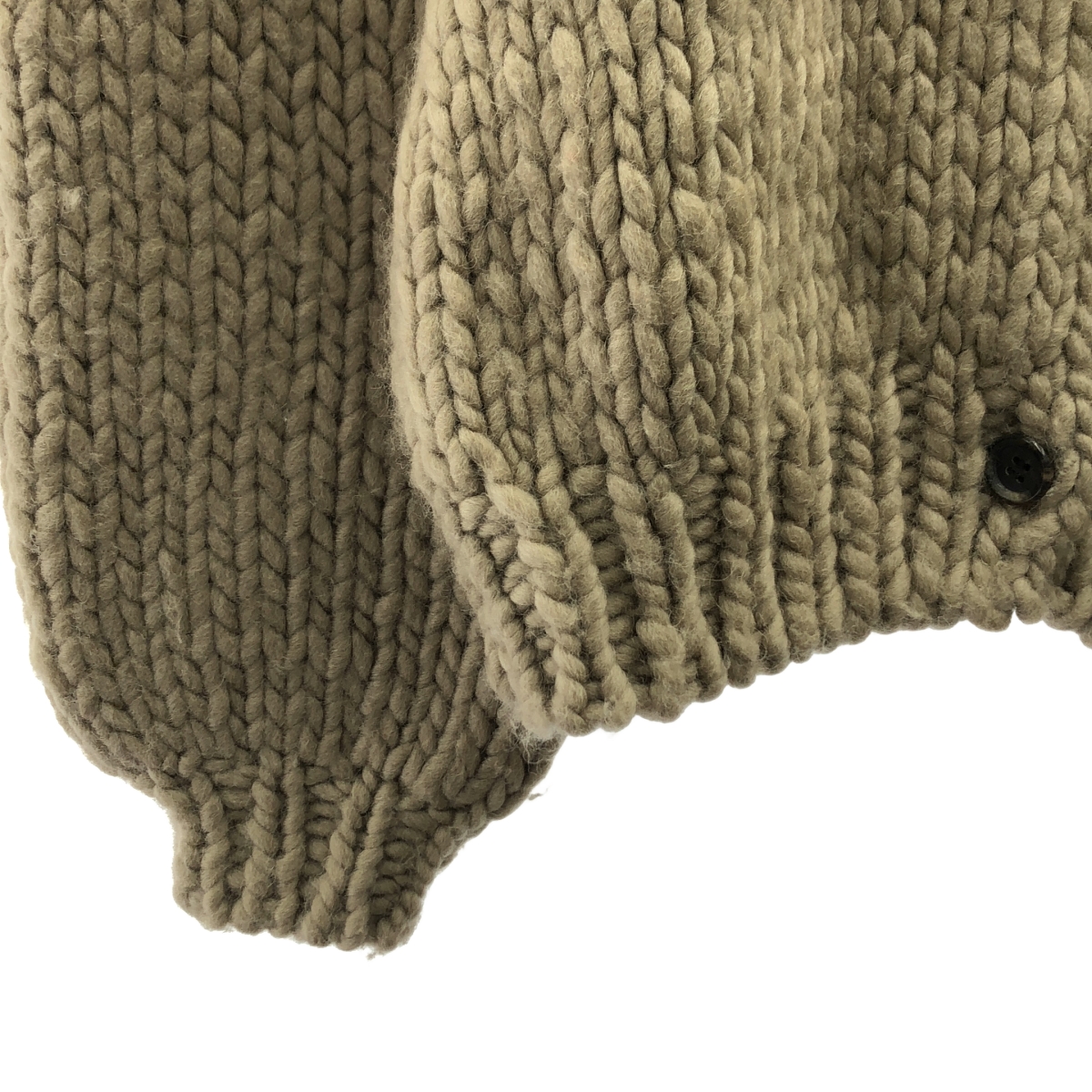 NOWOS / ノーウォス roving knit cardigan / ウール ニット カーディガン