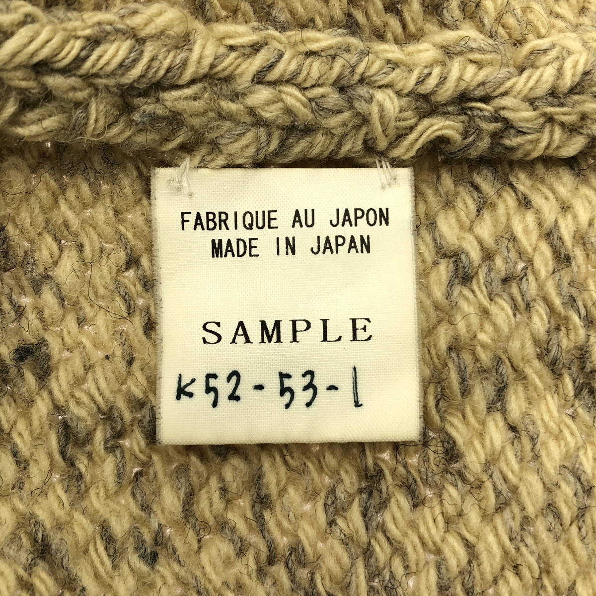 Y-3 / ワイスリー バックロゴ メランジ クルーネック ニット