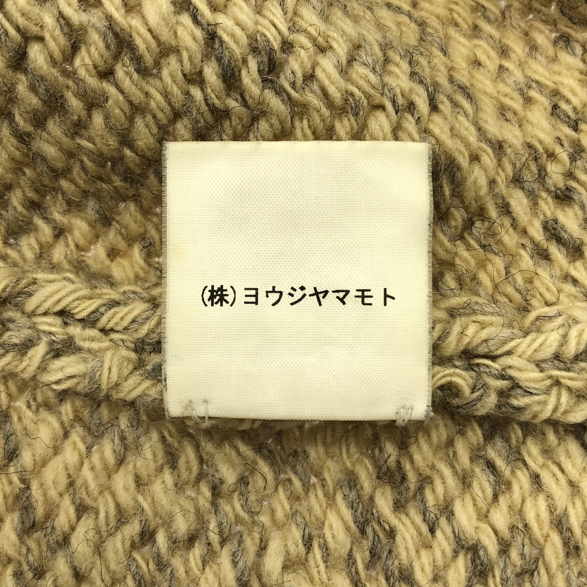 Y-3 / ワイスリー バックロゴ メランジ クルーネック ニット