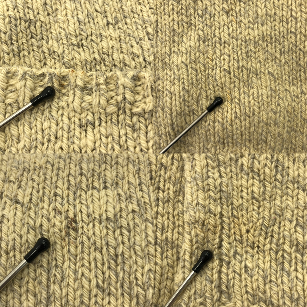 Y-3 / ワイスリー バックロゴ メランジ クルーネック ニット