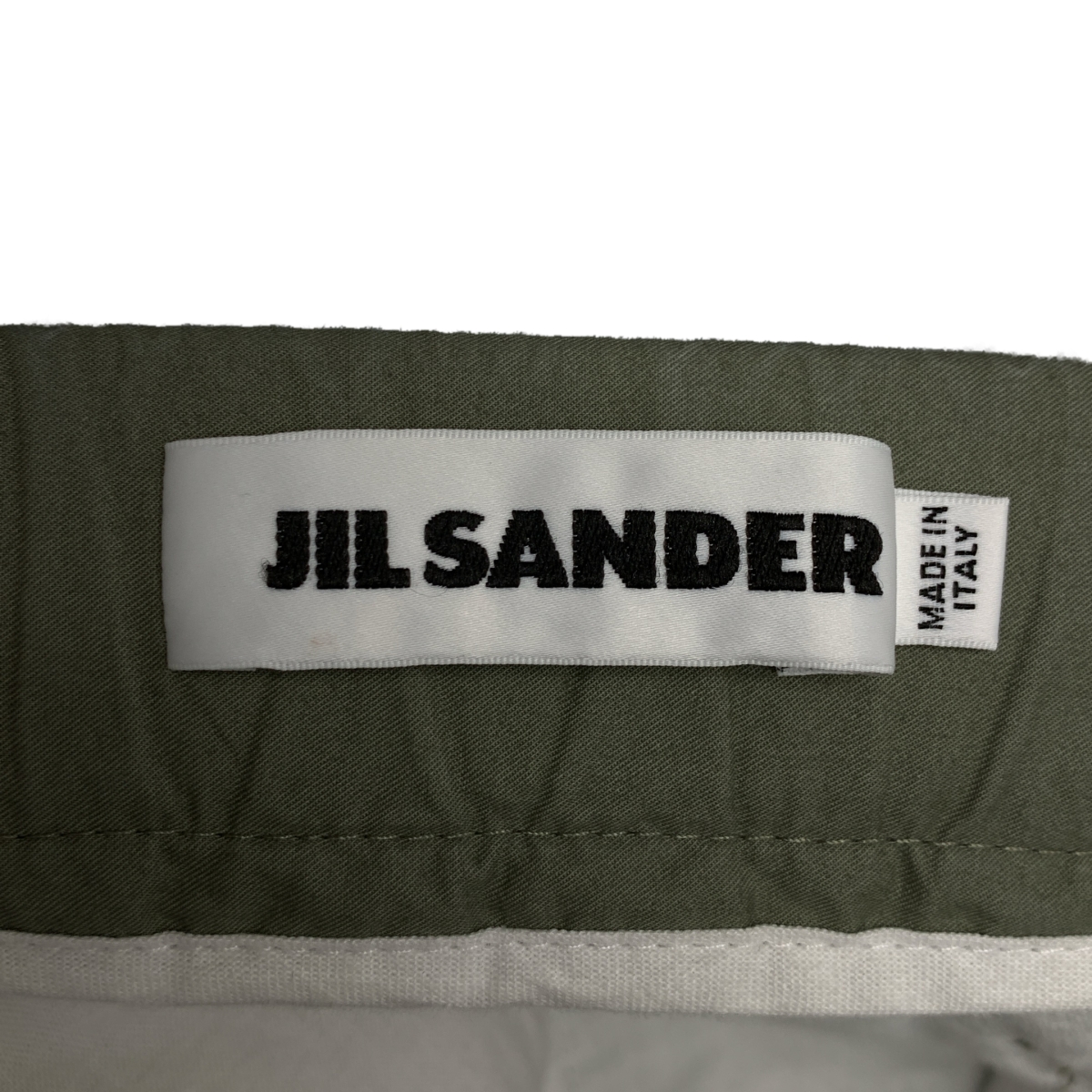 JIL SANDER / ジルサンダー CLASSIC TROUSERS  / コットン ウエストゴム イージー トラウザー パンツ