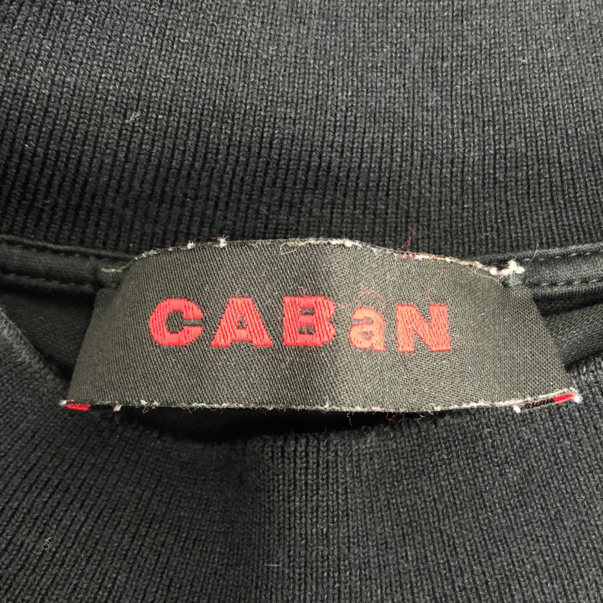 CABaN / キャバン コットン ビルドネックTシャツ
