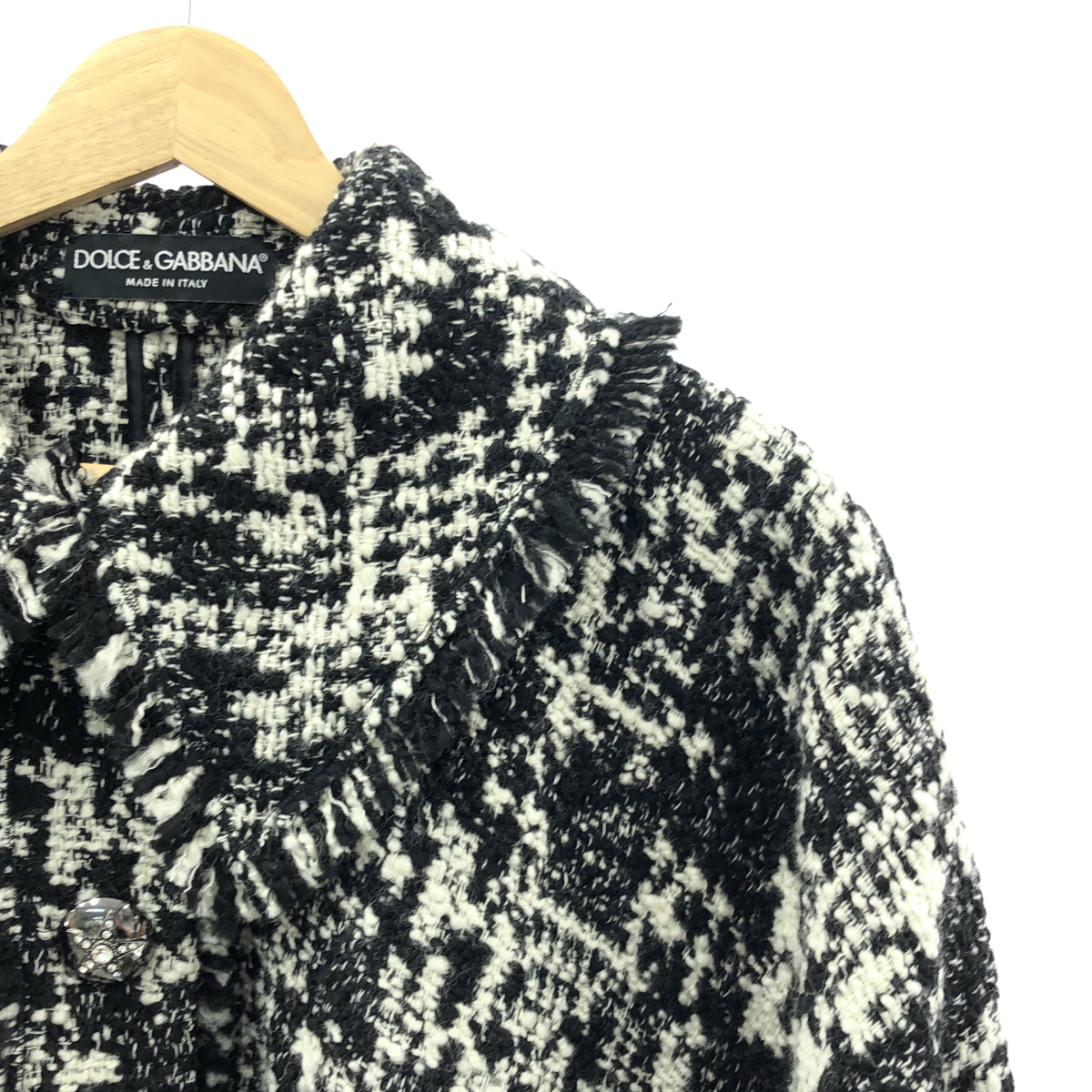 DOLCE&GABBANA / ドルチェ&ガッバーナドルガバ ツイード ポンチョ ジャケット