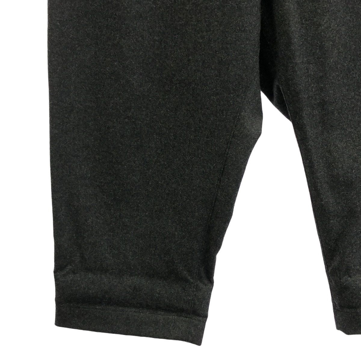 JUNYA WATANABE COMME des GARCONS / ジュンヤワタナベ ウール ジップフライ タック ワイドパンツ