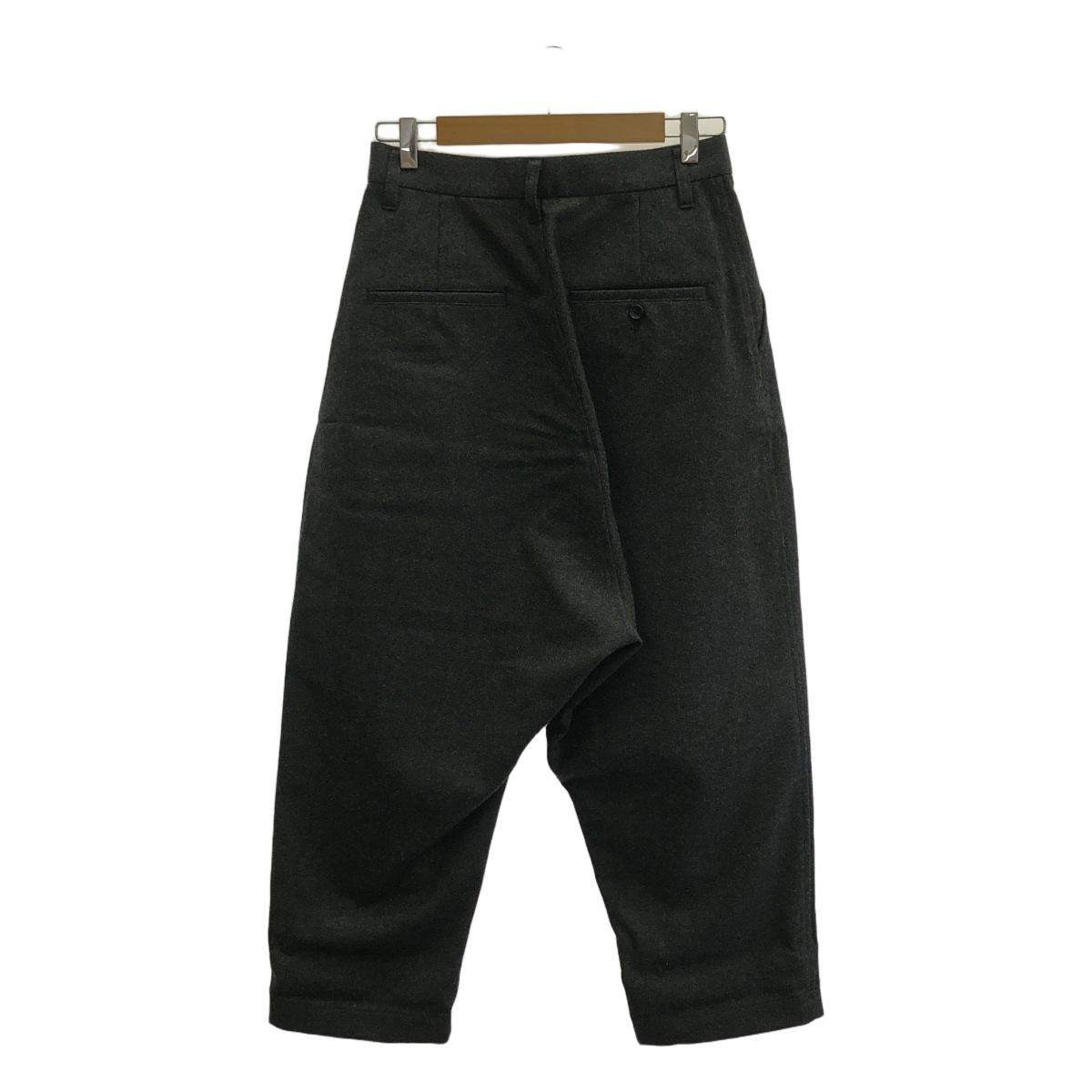 JUNYA WATANABE COMME des GARCONS / ジュンヤワタナベ ウール ジップフライ タック ワイドパンツ