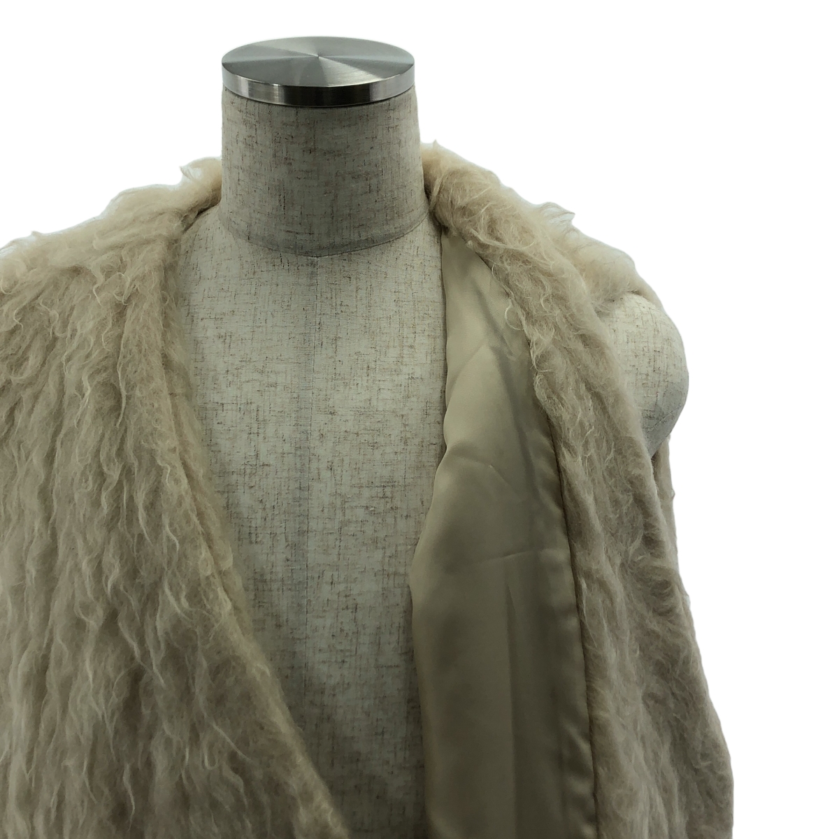 OUAT / オーユーエーティー モヘヤ混 ファー ベスト