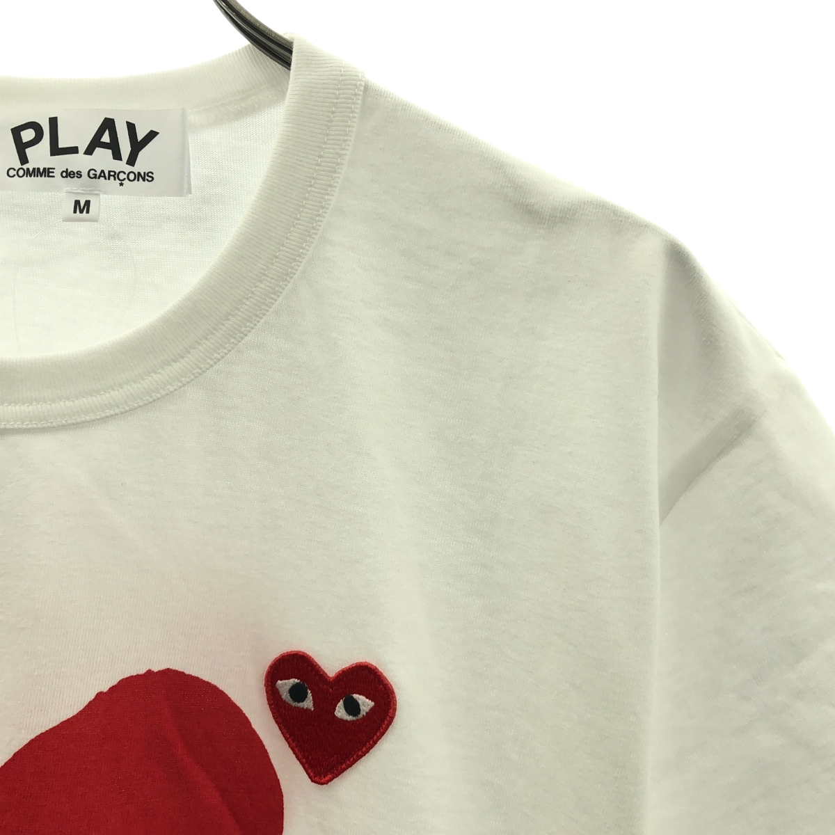PLAY COMME des GARCONS / プレイコムデギャルソン ワッペン ハート プリントTシャツ