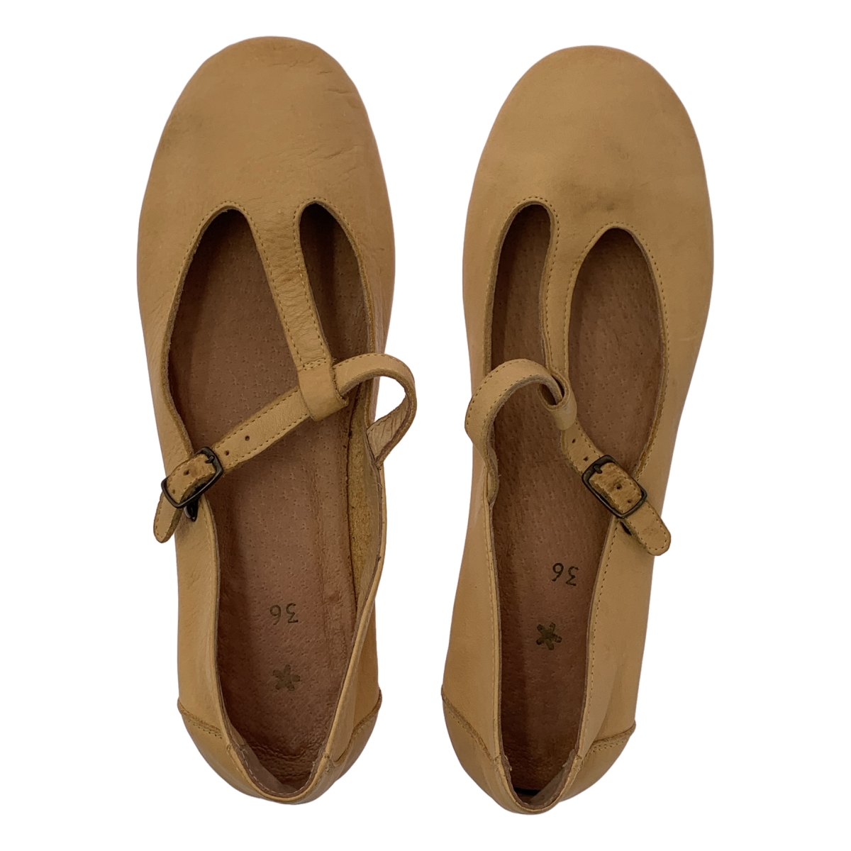 DANIELA GREGIS / ダニエラグレジス レザー Tストラップ シューズ 革靴