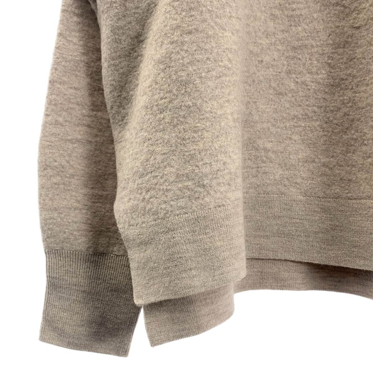 Chaos / カオス ウール クルーネック スリット ニット セーター