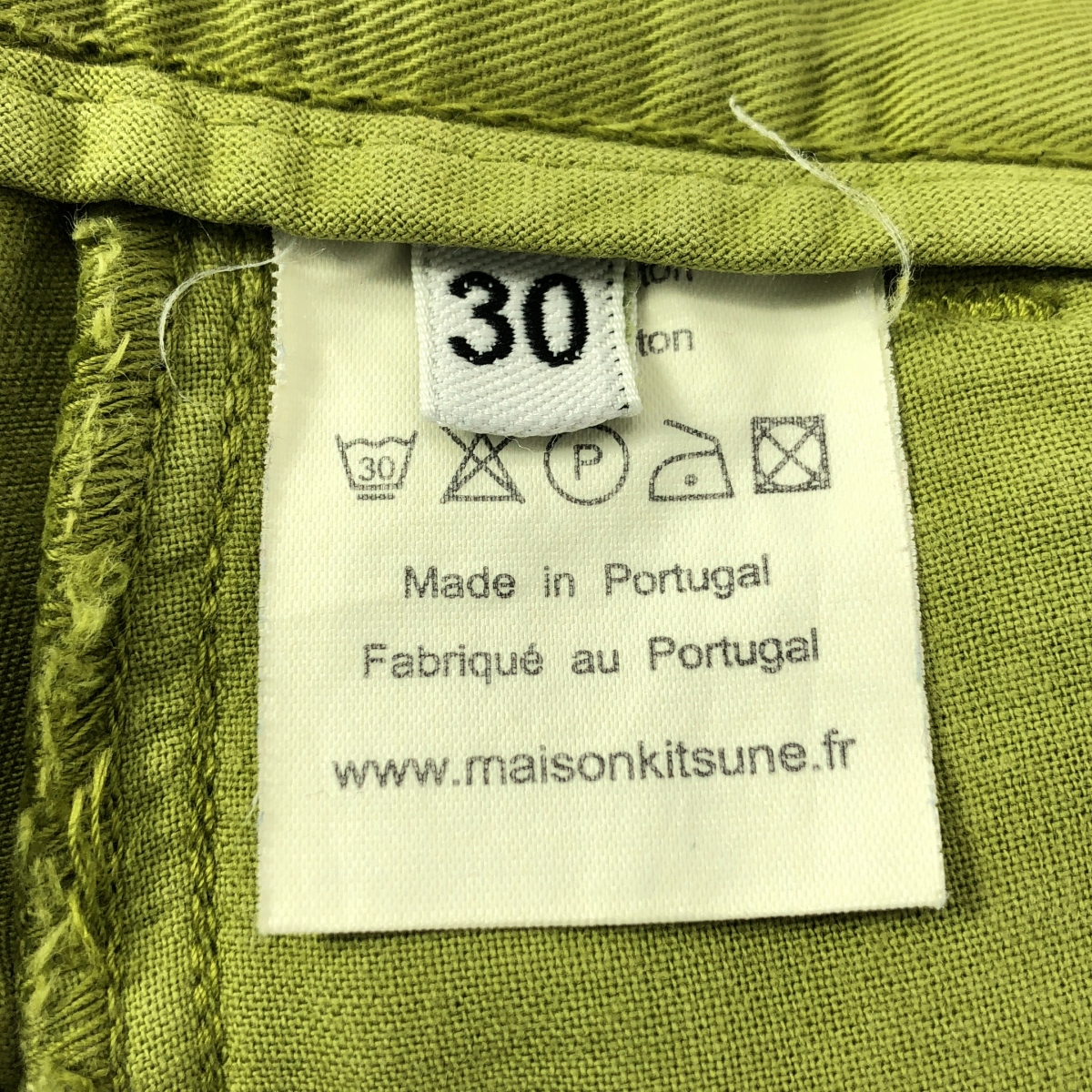 MAISON KITSUNE / メゾンキツネ コットン チノ ショート パンツ ショーツ