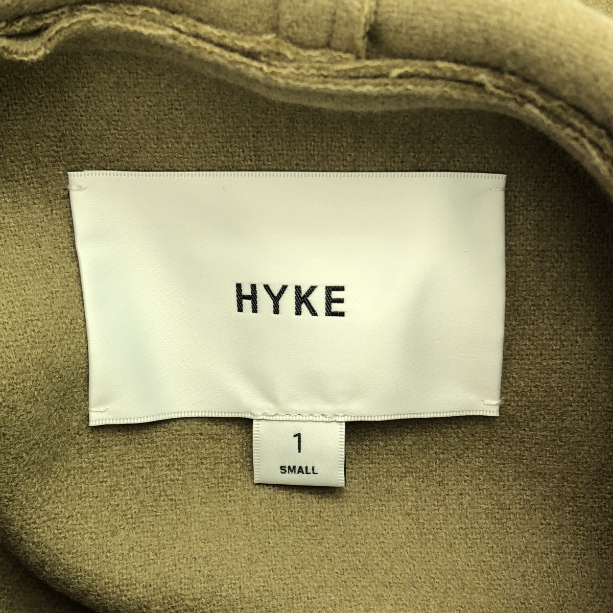 HYKE / ハイク MELTON HOODED WORK COAT メルトン フーデッド ワーク コート
