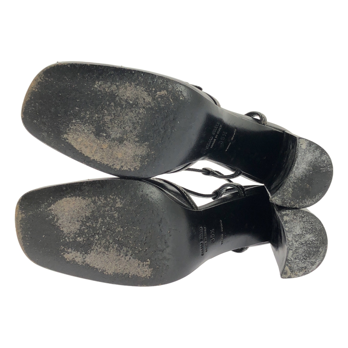 miu miu / ミュウミュウ メリージェーン ステッチ パンプス