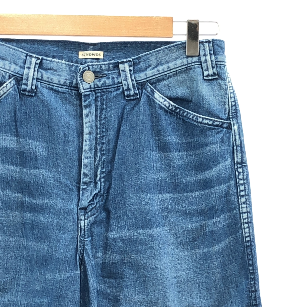 NOWOS / ノーウォス Denim wide pants デニム ワイドパンツ