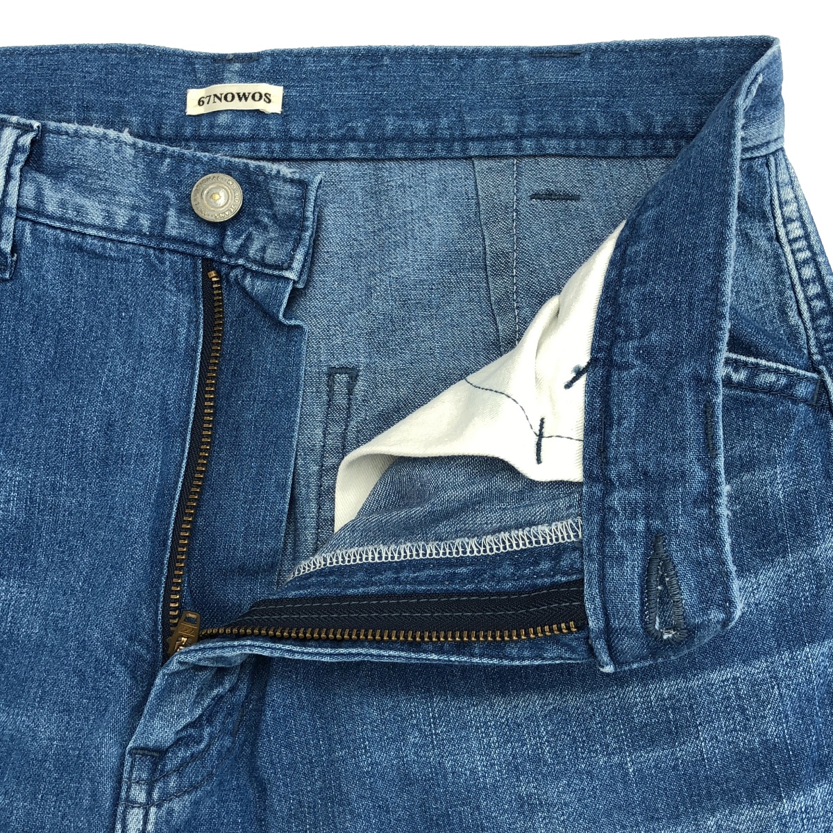 NOWOS / ノーウォス Denim wide pants デニム ワイドパンツ