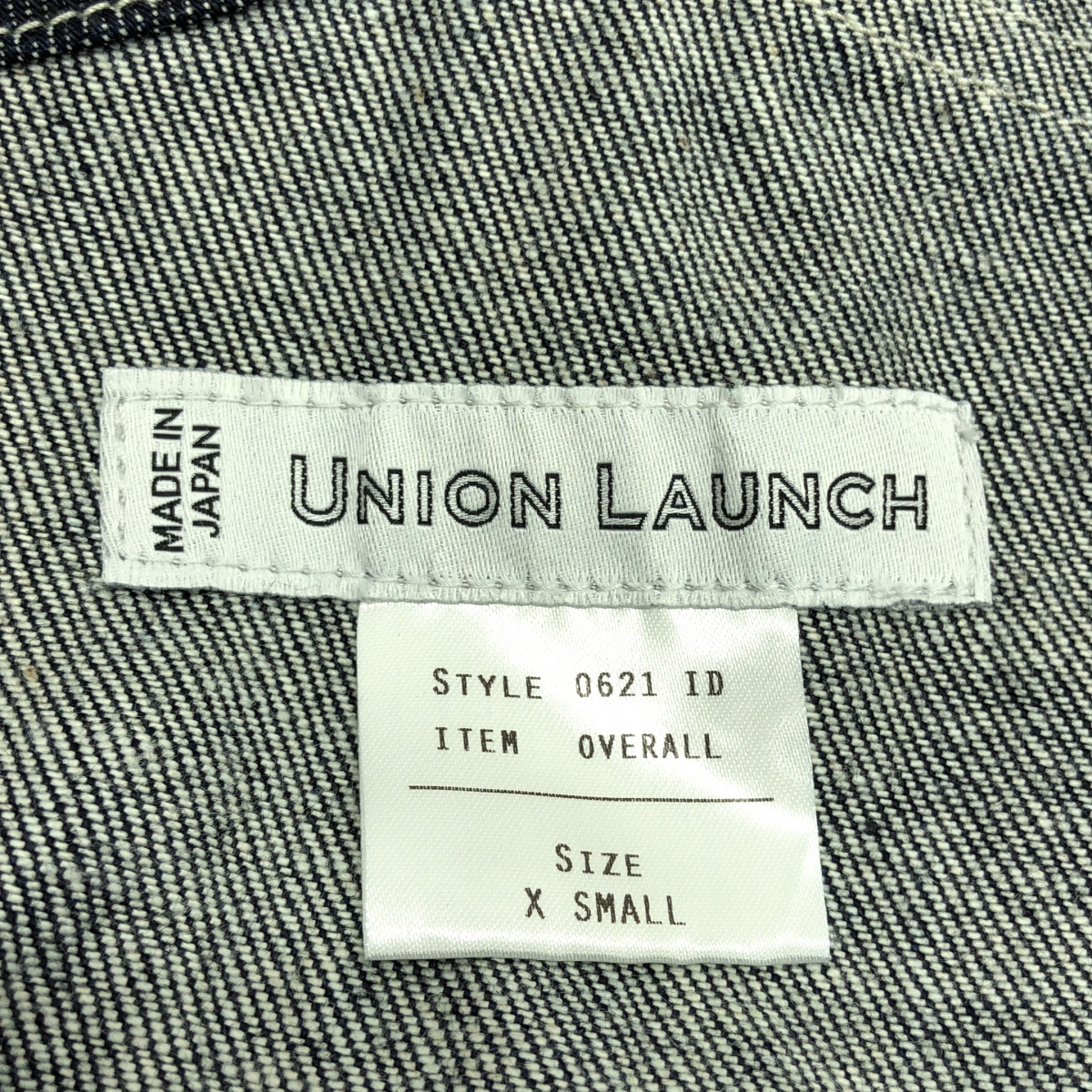 UNION LAUNCH / ユニオンランチ デニム オーバーオール