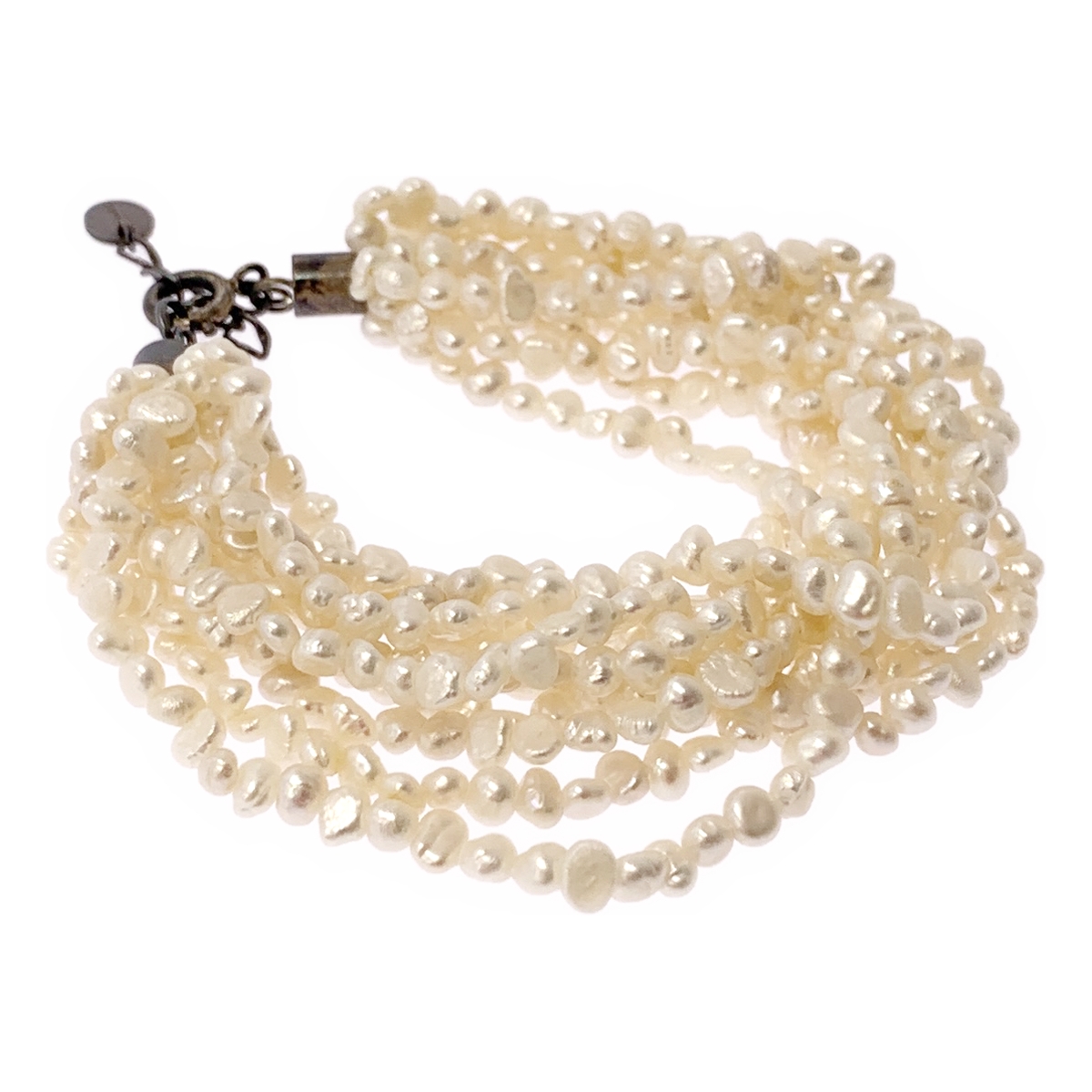 agete / アガット 多重 淡水パール ブレスレット