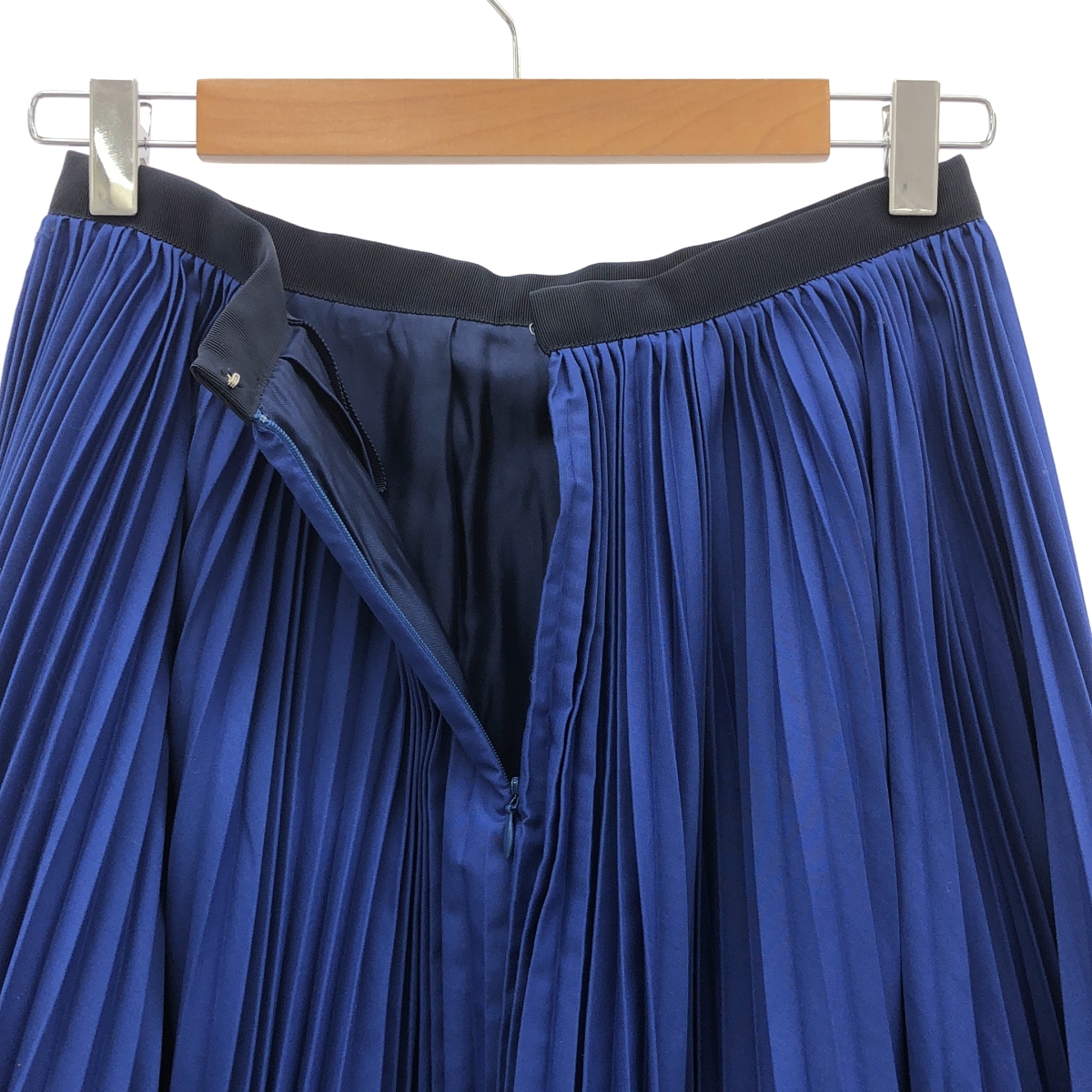 sacai luck / サカイラック コットン混 プリーツ フレアスカート