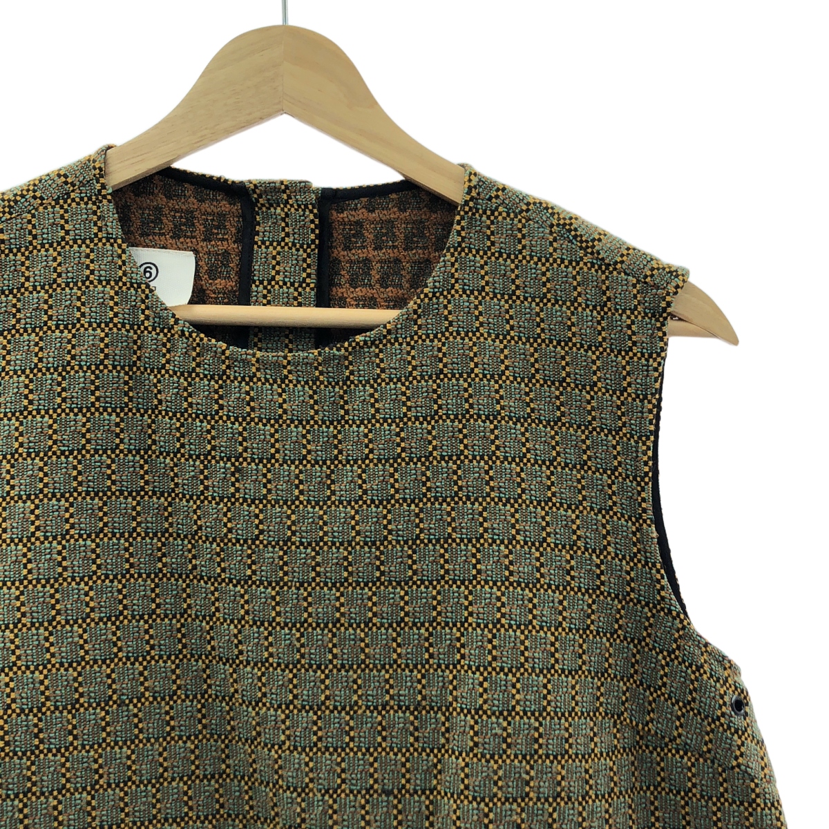 MM6 Maison Margiela / エムエムシックスメゾンマルジェラ 総柄 フレア ノースリーブ ワンピース